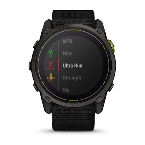 ENDURO 3, CRBN GRY DLC TI W/BLK SPORT LOOP BAND, EMEA 010-02751-01