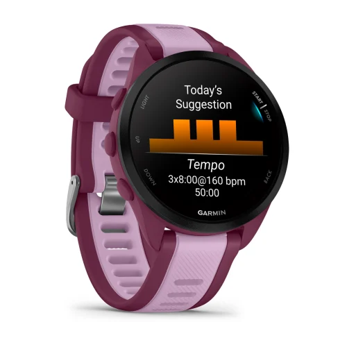 FORERUNNER 165 MUSIC GPS WiFi BERRY /LILAC WW 010-02863-33 variant