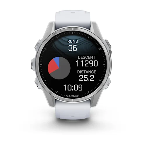 FENIX 8 43MM, AMOLED, GLASS, BARESS/WHITESTONE, WHITESTONEBND, WW 010-02903-00