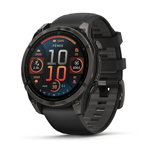 FENIX 8 47MM,AMOLED,SAPH,CRBNGRYTI/BLK,BLK/PEBBLEGRYBND,EMEA 010-02904-21