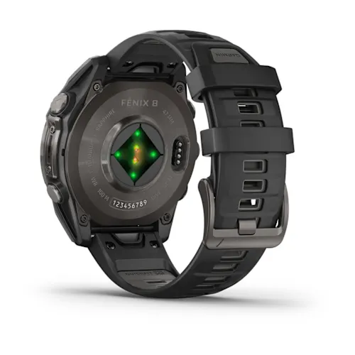 FENIX 8 47MM,AMOLED,SAPH,CRBNGRYTI/BLK,BLK/PEBBLEGRYBND,EMEA 010-02904-21 variant