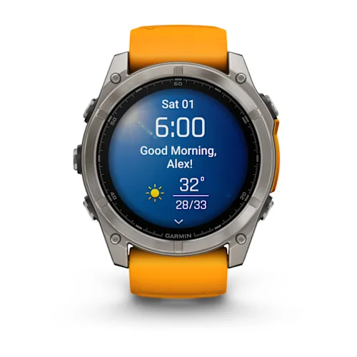 FENIX 8 51MM,AMOLED,SAPH,TI/BARE/GRPHT,SPARKORG/GRPHTBD,EMEA 010-02905-11