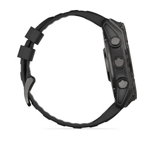 FENIX 8 51MM,AMOLED,GLASS/SS,SLATEGRAY STEEL/BLACK,BLKBND,WW 010-02905-00