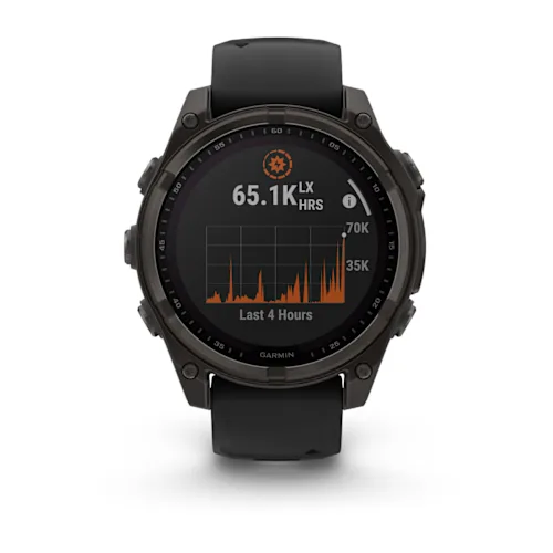 FENIX 8 47MM, SAPH SOLAR, CRBNGRY TI/BLK, BLK/PBLGRYBND, EMEA 010-02906-11