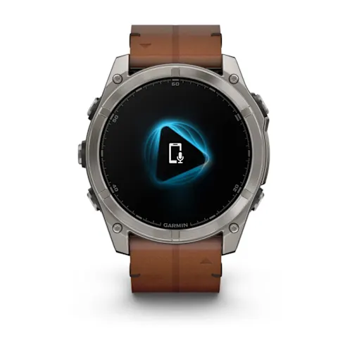 FENIX 8 51MM,AMOLED,SAPPHIRE, BARE TI, BLK/CHSNT LTHR, EMEA 010-02905-40