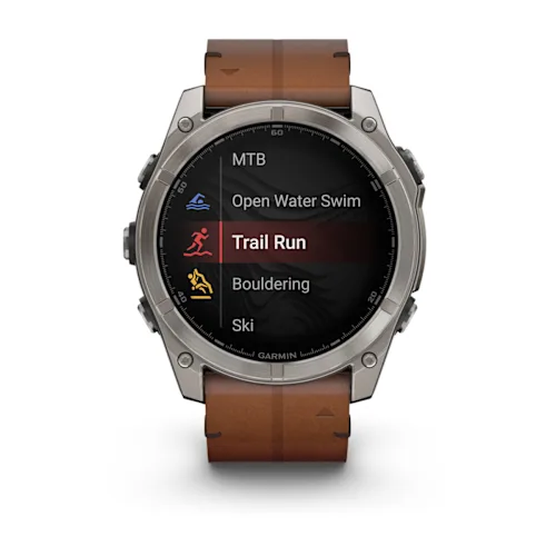 FENIX 8 51MM,AMOLED,SAPPHIRE, BARE TI, BLK/CHSNT LTHR, EMEA 010-02905-40