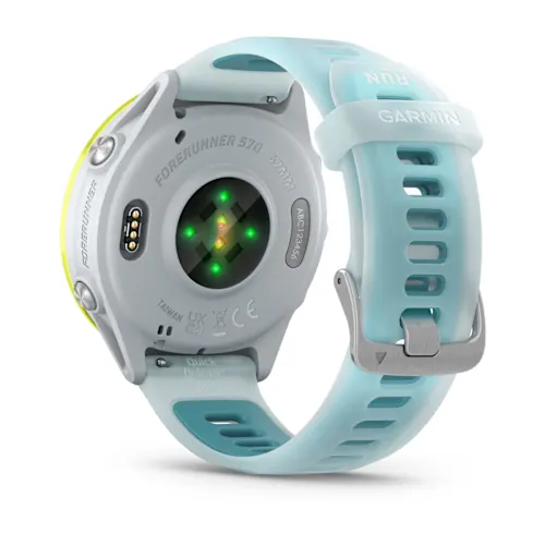 Forerunner 570 - 47MM, WiFi, GPS, WW, Whitestone/Amp Yellow 010-02971-01