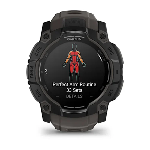 INSTINCT 3,50MM,AMOLED,BLACK BEZEL WITH CHARCOAL BAND,WW,010-03020-00