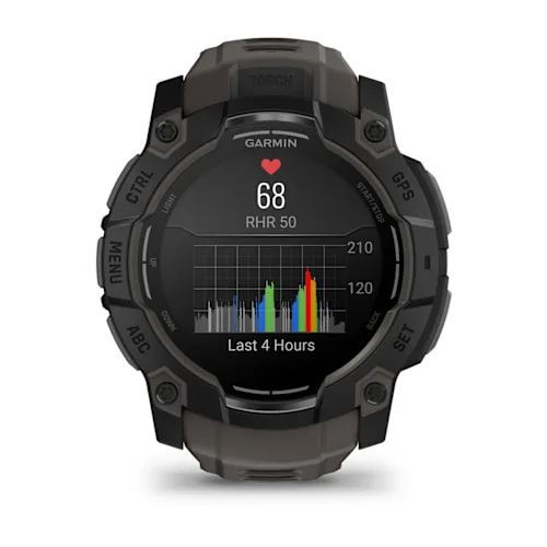 INSTINCT 3,50MM,AMOLED,BLACK BEZEL WITH CHARCOAL BAND,WW,010-03020-00